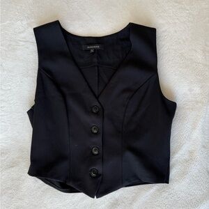 Black Vest Top